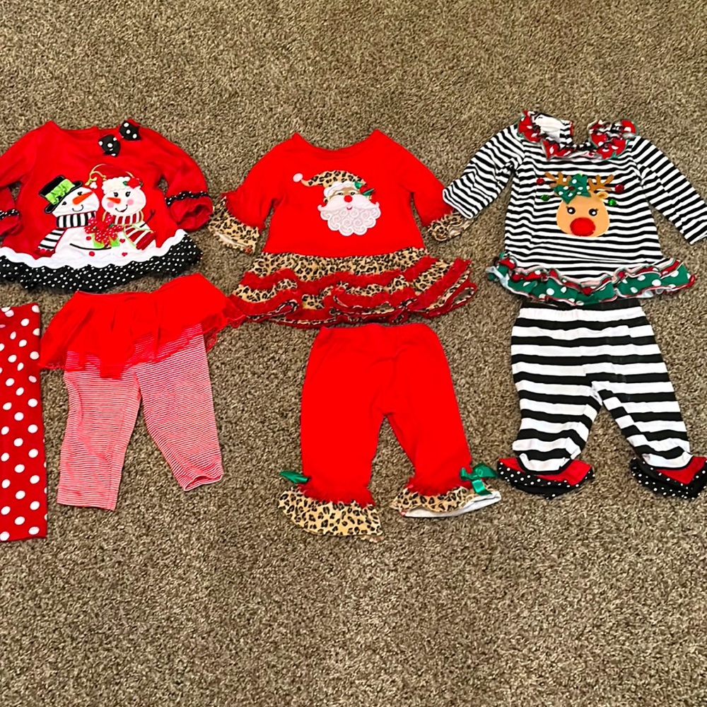 6-9mo Girls Christmas Lot